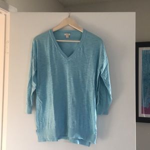 JCrew v neck spring sweater